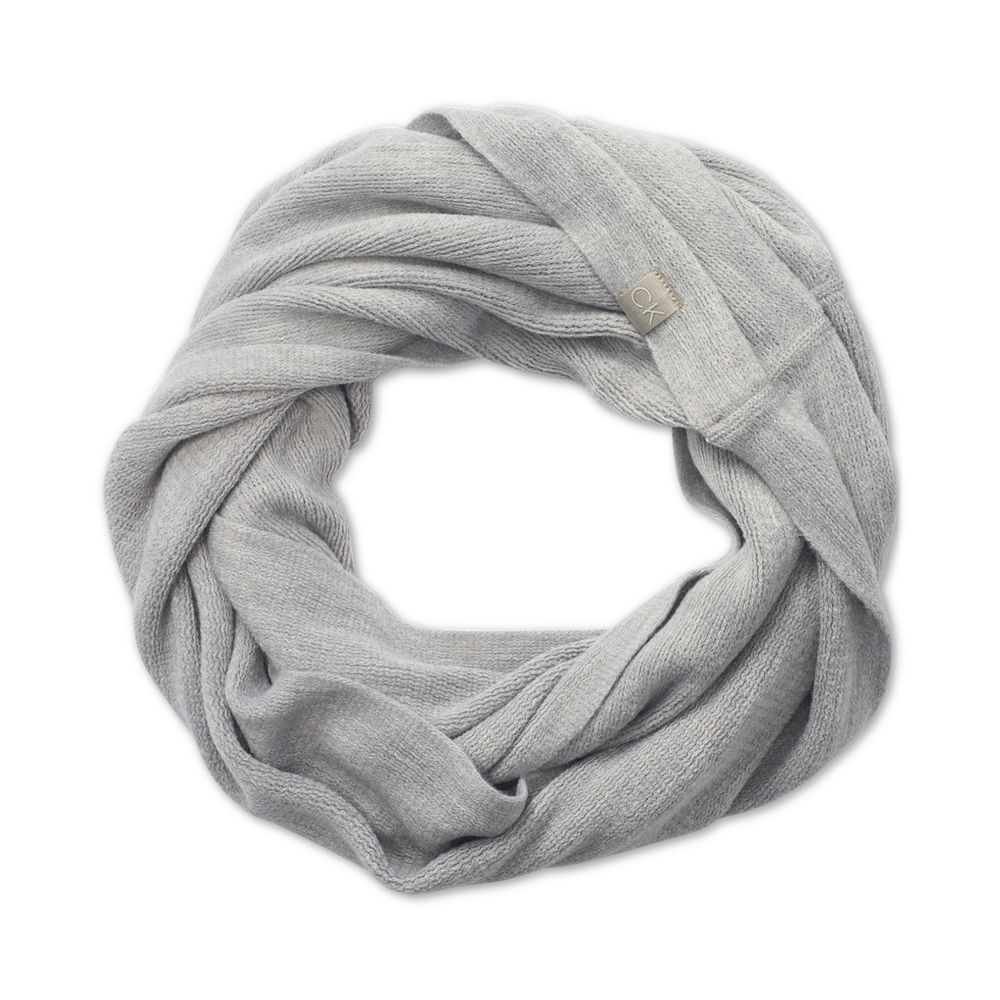 Calvin Klein Heather Grey Infinity Loop Scarf‎ One Size